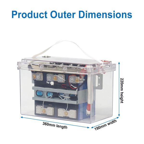 Travel Trailer Lithium RV Battery Multifunctional Lightweight