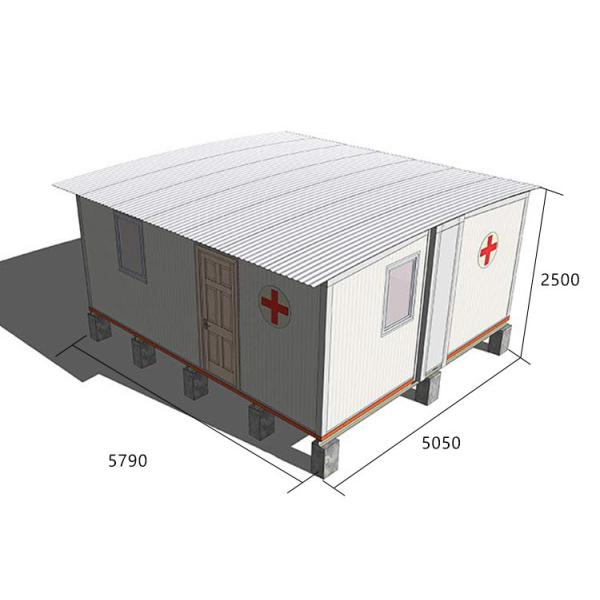 Prefab Modular House Mobile Field Hospital Shelter Emergency Housing For Disaster Area