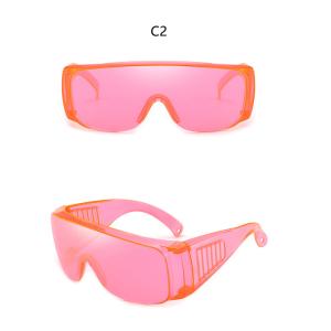 Transparent Lens Oversized Sunglasses UV400 38g Windproof Goggles