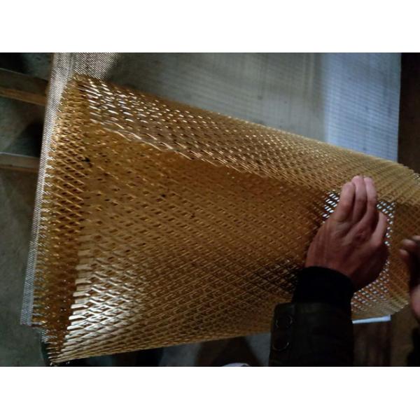 50mm Brass Mesh Sheets 4mm H62 Wire Cloth Perforated