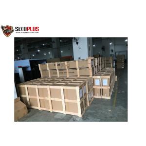 Indoor Metal Detector Gate 18 Zones Temperature Measure Sound / LED Lights Alarm