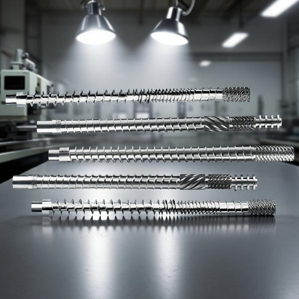 Customized High Quality Recycling Machine Film Blowing Screw and Barrel Materials Treatment Plastic machine for Plastic & Rubber Machinery Parts