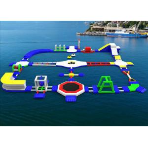 Customized Inflatable Water Parks , 0.9mm PVC Water Playground Equipment