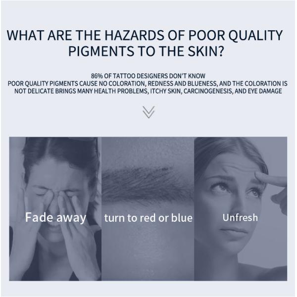 OEM Big Tattoo Ink Pigment Wholesale Price 1000 ML Permanent Makeup Micro Colors Tattoo Accessories