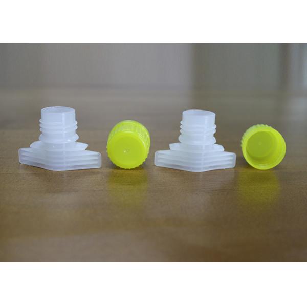 1mm Thickness Plastic Spout Caps Combine With Flexible Packaging Granules Bags