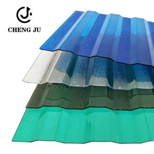 Polycarbonate Translucent Roof Sheeting Customizable Fiber Resin Corrugated
