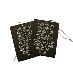 Hanging Custom Disinfectant Paper Car Air Freshener