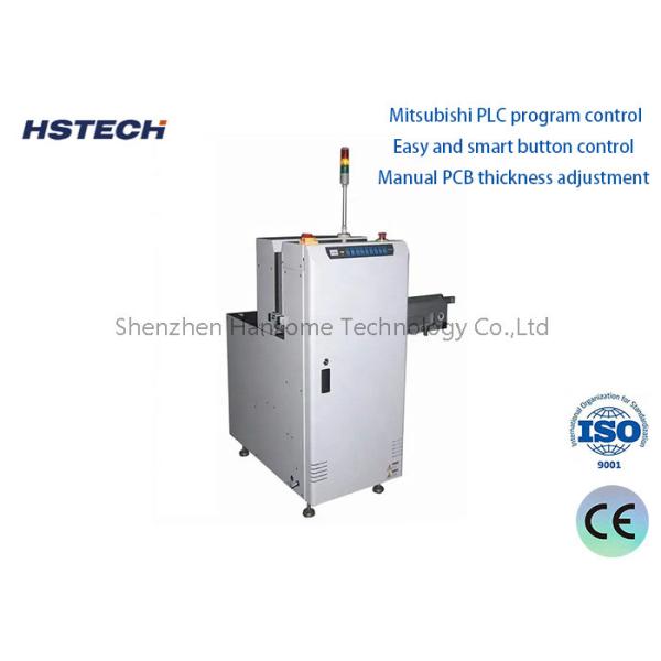 Buy AC220V Mitsubishi PLC SMEMA Signal Light PCB Bare Board Loader with Manual PCB Thickness Adjustment at wholesale prices