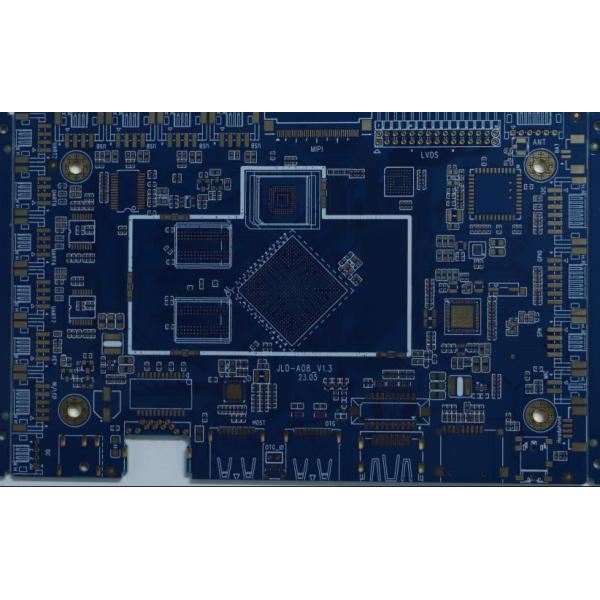 Blue Oil Medical PCB Printed Circuit Board With Gold Immersion Surface