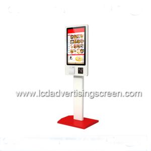 Android Self Service Kiosk 350cd/M2 Brightness With Aluminum Floor Standing