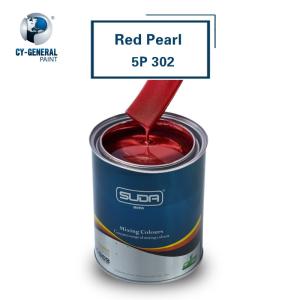 Brilliant Red Aesthetic Pearl Paint Spray Booth Car Painting