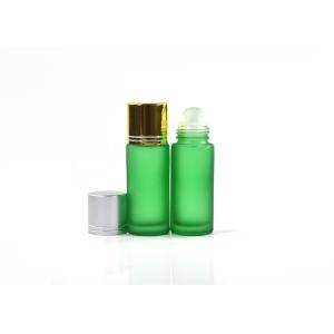 Empty Frosted Clear Glass Roller Bottles Customized Color Convenient And