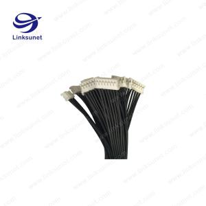 PH 7pin 2.0mm Natural jst connectors and 24AWG black PVC cable wire harness