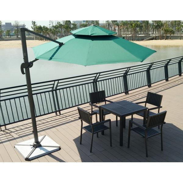 New design Poly Plastic wood Aluminium chairs and table Hotel Outdoor Garden Patio chair