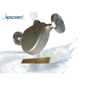 Microbend Type Sanitary Flow Meter , Coriolis Mass Milk Flow Meter With LCD
