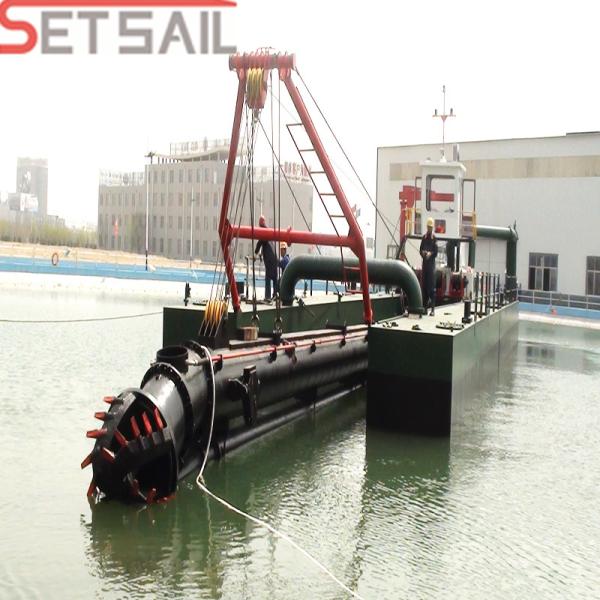 Siemens PLC System Diesel Engine Cutter Suction River Sand Dredger for Power Dredging