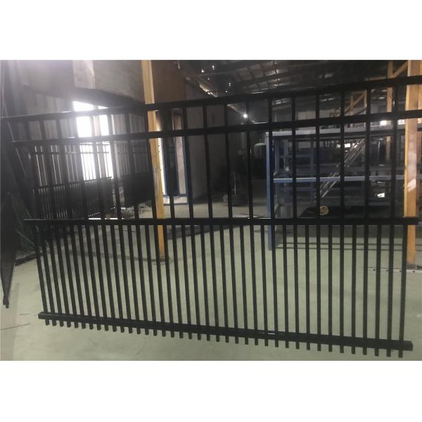 2.1mx2.4m rail 40mm she tube Australia Black Heavy Duty Welded Security garrison