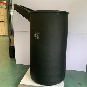 Chemical Resistant Gold Melting Crucible 150kg Cylindrical Graphite Container