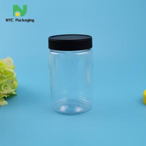 360ml 450ml 600ml Plastic Food Jars Peanut Butter Container