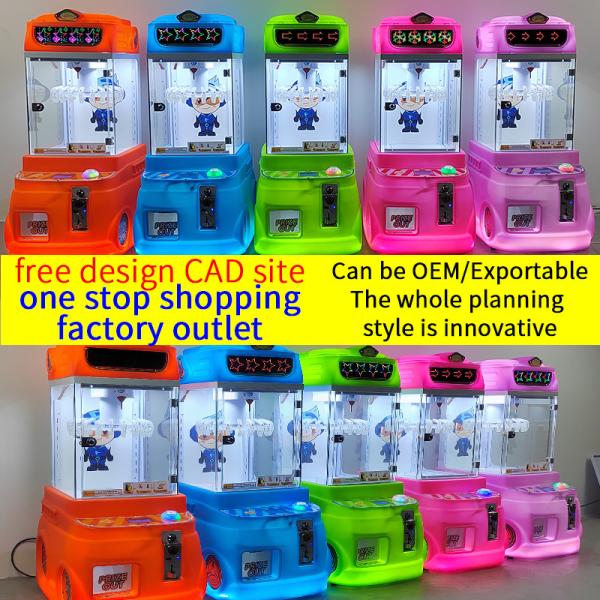 Factory Wholesale Mini Claw Cranes For Coin-Operated Children's Toys Game Machine