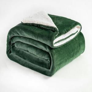 200x230cm Knitted Polyester Reversible Blanket for Home Textile