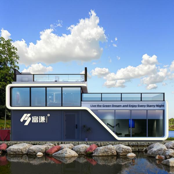 Buy Prefab Luxury Space Capsule House / Container Capsule Hotel 11.5m at wholesale prices