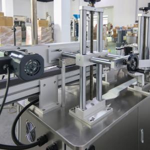 Double Side Flat Sticker Applicator Automatic Square Bottle Front Back Two Sides