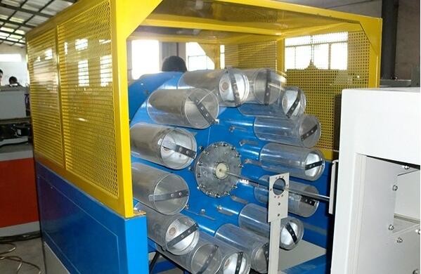Buy Double Screw Plastic Pipe Extrusion Line For PVC Fiber Reinforced Soft Pipe Production at wholesale prices