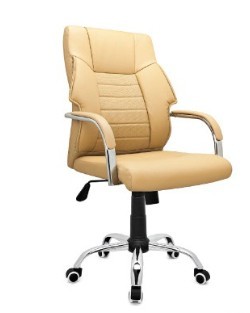 Buy modern PU leather medium back office chair furniture at wholesale prices