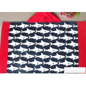 China Kids Hooded Towels / Personalised Poncho Towel For 8 Year Old  on sale