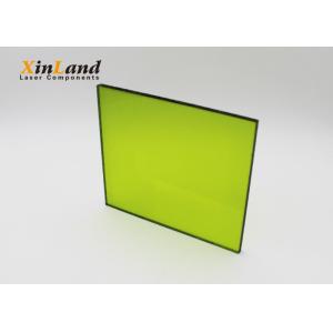 OD8+ Light Green Laser Protection Window With PMMA Material