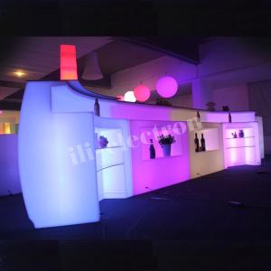 waterproof led mobile bar counter with light
