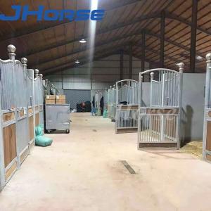 Heavy Duty Movable HDG Treatment Steel Horse Stall Fronts Corrosion Proof