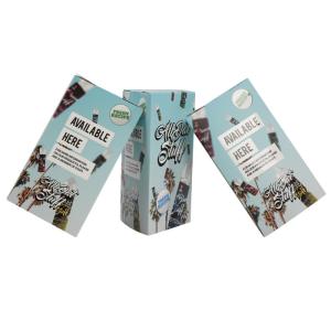 Printing Custom Cardboard Creative Packaging Box Triangle Box UV Glossy Surface