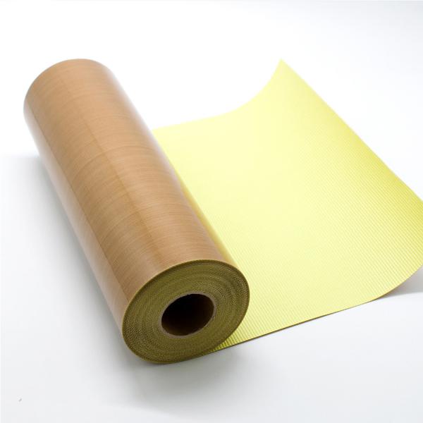 PTFE Fiberglass Cloth High Temperature Of 260℃ With Release Paper