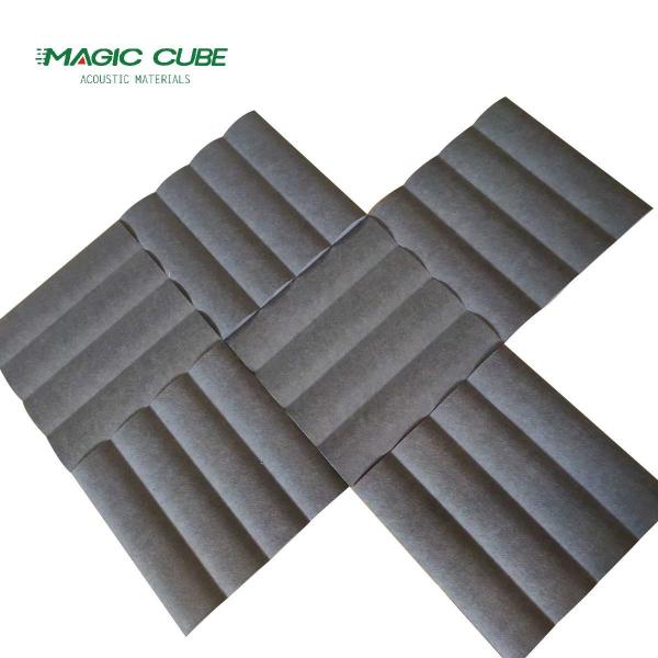 Buy Modern Design Polyester Fiber 3D Acoustic Panel For Interior Decoration at wholesale prices