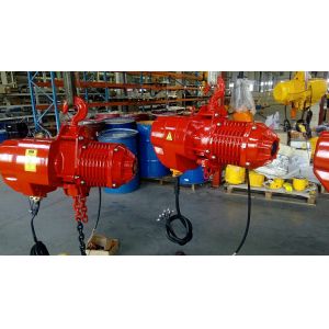 3t Material Lifting Electric Chain Hoist with 360-Degree Hook Rotation and Light