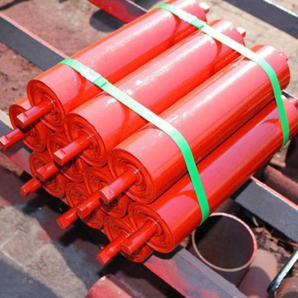 Belt Wheel Idler CE Metal Conveyor Rollers Female Thread Type Driving