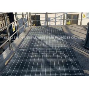 Galvanized Walkway Platform Heavy Duty Steel Grating 32*5mm For Trailer Floor