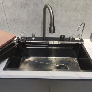 Handmade Stainless Steel Kitchen Sink with R10 Round Corner and 304/316 Food