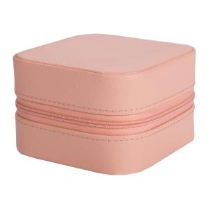 pink Portable Jewelry box , Multifunction Travel Ring case
