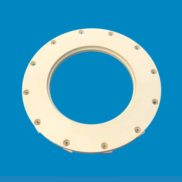 Buy Wear Resistant Al2O3 Alumina Based Ceramics Disc Oem In Bulk at wholesale prices