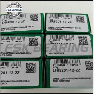 Smooth LFR5201-12-2Z Outer Ring Grooved Roller Bearing LFR5 Series Double Row