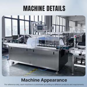 Automatic Cartoning Machine for Pharma Food Beverage 80 BoxesMin