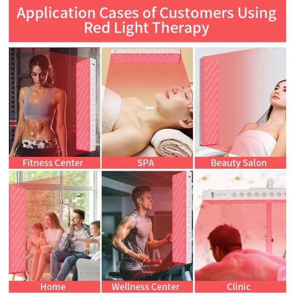 Whole Body LED Infrared Therapy Light 660Nm 850Nm Red Light Therapy Panel For Pain Relief