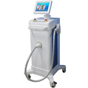 China Diode laser vertical design ABS color touch screen painless hair removal permanently on sale