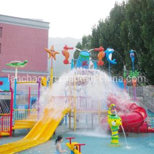Fade Resistant Splash Water Playground Hot DIP Galvanizing With Bucket