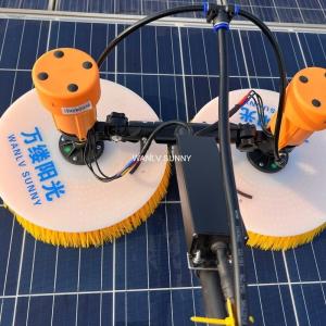 The Double-Headed Scale Photovoltaic Cleaner for Mechanical Engineering