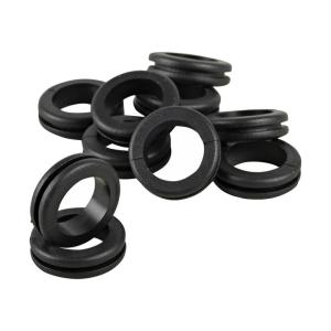 Round Industrial Silicone Rubber Gaskets Abrasion Resistant