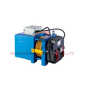China Elevator Gearless Traction Machine With Microcomputer Frequency Control on sale